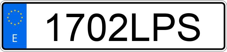 Numer rejestracyjny 1702LPS posiada FIAT 500 Numer rejestracyjny 1702LPS posiada FIAT 500