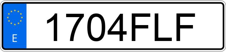 Numer rejestracyjny 1704FLF posiada BMW SERIE 3