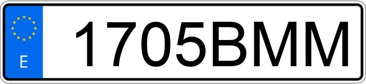 Numer rejestracyjny 1705BMM posiada PEUGEOT 206 Numer rejestracyjny 1705BMM posiada PEUGEOT 206