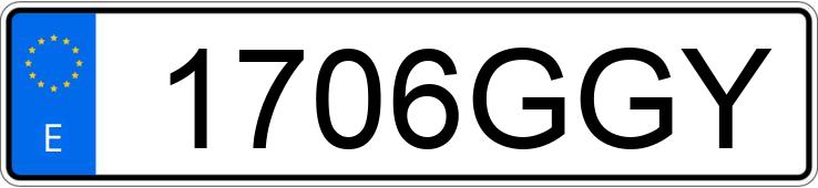 Numer rejestracyjny 1706GGY posiada PEUGEOT 207 Numer rejestracyjny 1706GGY posiada PEUGEOT 207