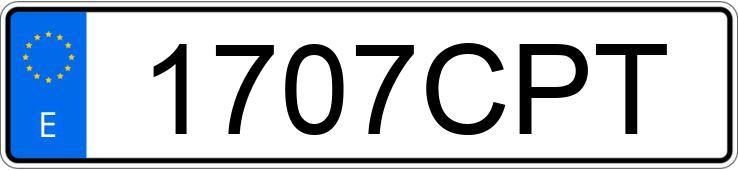 Numer rejestracyjny 1707CPT posiada OPEL MERIVA