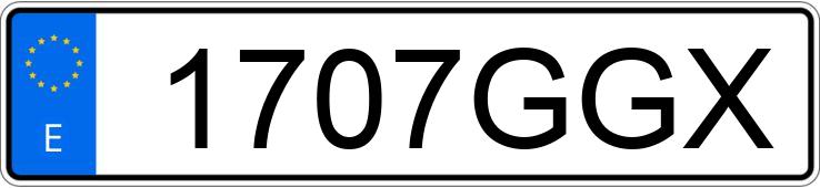 Numer rejestracyjny 1707GGX posiada DODGE JOURNEY