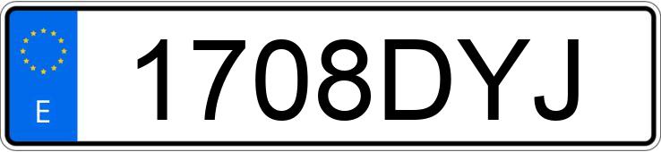 Numer rejestracyjny 1708DYJ posiada PEUGEOT EXPERT Numer rejestracyjny 1708DYJ posiada PEUGEOT EXPERT