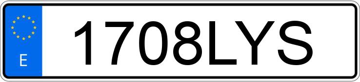 Numer rejestracyjny 1708LYS posiada VOLVO POLAR