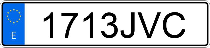 Numer rejestracyjny 1713JVC posiada PEUGEOT 208 Numer rejestracyjny 1713JVC posiada PEUGEOT 208