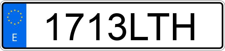 Numer rejestracyjny 1713LTH posiada PEUGEOT PARTNER