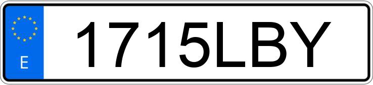 Numer rejestracyjny 1715LBY posiada MERCEDES A (177)