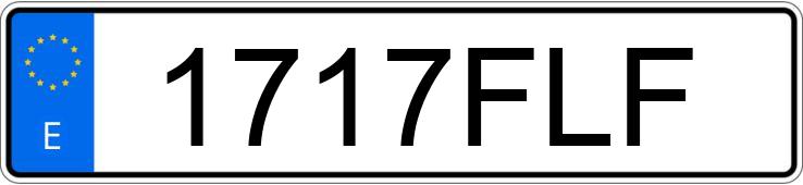Numer rejestracyjny 1717FLF posiada SEAT IBIZA Numer rejestracyjny 1717FLF posiada SEAT IBIZA