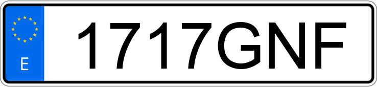Numer rejestracyjny 1717GNF posiada SEAT IBIZA Numer rejestracyjny 1717GNF posiada SEAT IBIZA