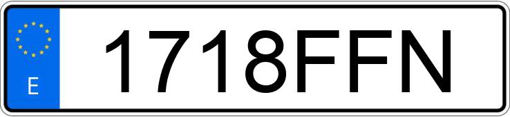 Numer rejestracyjny 1718FFN posiada NISSAN MICRA