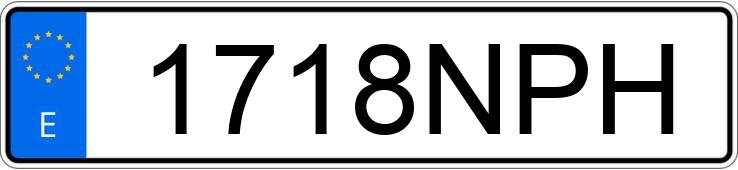 Numer rejestracyjny 1718NPH posiada OPEL CORSA