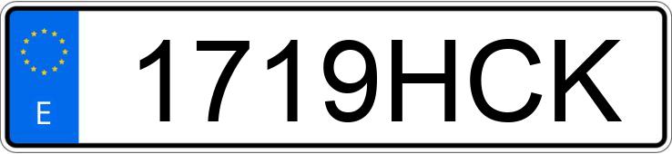 Numer rejestracyjny 1719HCK posiada FORD FOCUS Numer rejestracyjny 1719HCK posiada FORD FOCUS