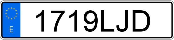 Numer rejestracyjny 1719LJD posiada TOYOTA YARIS Numer rejestracyjny 1719LJD posiada TOYOTA YARIS