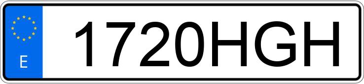 Numer rejestracyjny 1720HGH posiada ALFA ROMEO 159 Numer rejestracyjny 1720HGH posiada ALFA ROMEO 159