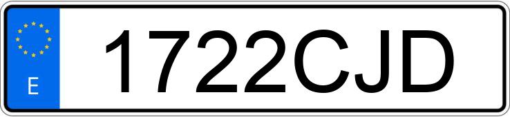 Numer rejestracyjny 1722CJD posiada RENAULT CLIO