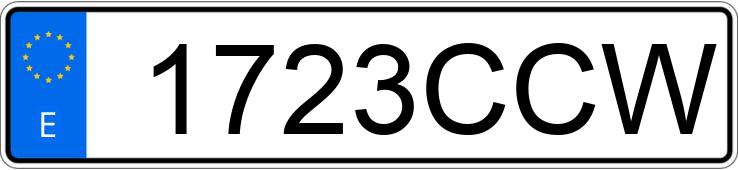 Numer rejestracyjny 1723CCW posiada FORD MONDEO