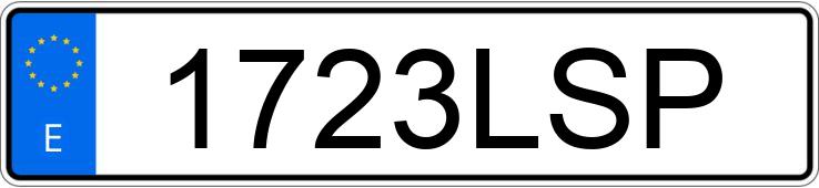 Numer rejestracyjny 1723LSP posiada RENAULT MEGANE