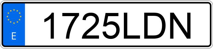 Numer rejestracyjny 1725LDN posiada CITROEN C5 AIRCROSS