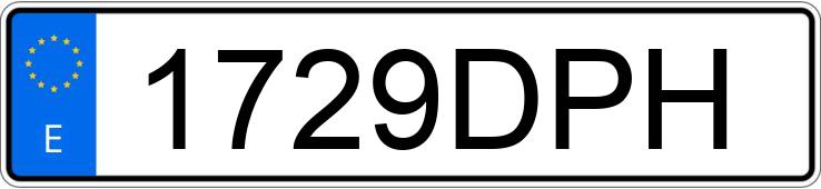 Numer rejestracyjny 1729DPH posiada CHEVROLET-GM KALOS