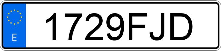 Numer rejestracyjny 1729FJD posiada PEUGEOT 207 Numer rejestracyjny 1729FJD posiada PEUGEOT 207