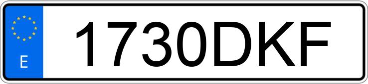 Numer rejestracyjny 1730DKF posiada SEAT IBIZA Numer rejestracyjny 1730DKF posiada SEAT IBIZA