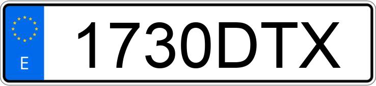 Numer rejestracyjny 1730DTX posiada MERCEDES E (211)