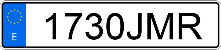 Numer rejestracyjny 1730JMR posiada KTM RC