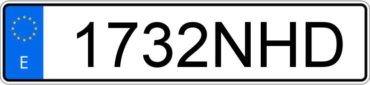 Numer rejestracyjny 1732NHD posiada DACIA DUSTER