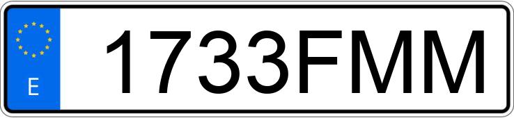 Numer rejestracyjny 1733FMM posiada MERCEDES R (251)
