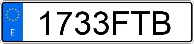 Numer rejestracyjny 1733FTB posiada ALFA ROMEO 147 Numer rejestracyjny 1733FTB posiada ALFA ROMEO 147