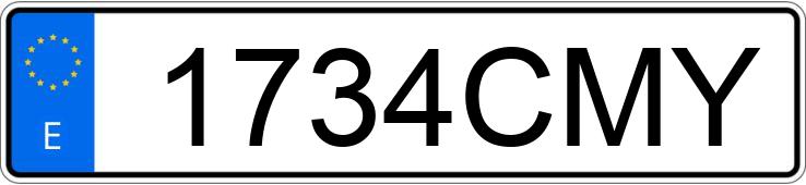 Numer rejestracyjny 1734CMY posiada SEAT LEON