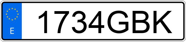 Numer rejestracyjny 1734GBK posiada HYUNDAI SANTA FE