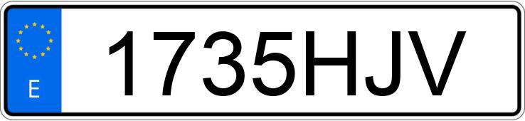 Numer rejestracyjny 1735HJV posiada SKODA FABIA