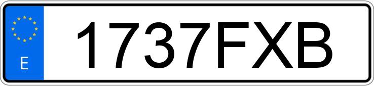 Numer rejestracyjny 1737FXB posiada FORD FOCUS C-MAX