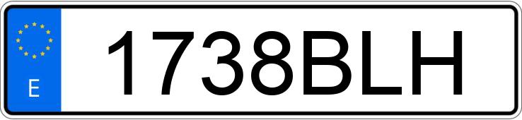 Numer rejestracyjny 1738BLH posiada MAN M 2000