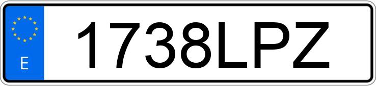 Numer rejestracyjny 1738LPZ posiada RENAULT KADJAR