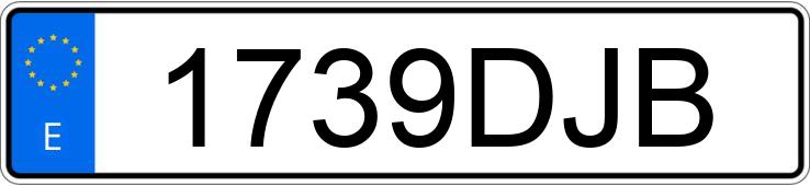 Numer rejestracyjny 1739DJB posiada VOLKSWAGEN GOLF Numer rejestracyjny 1739DJB posiada VOLKSWAGEN GOLF