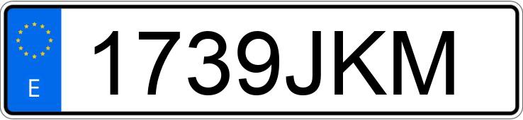 Numer rejestracyjny 1739JKM posiada PIAGGIO VESPA 150 Numer rejestracyjny 1739JKM posiada PIAGGIO VESPA 150