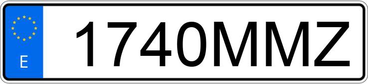 Numer rejestracyjny 1740MMZ posiada BMW SERIE 3