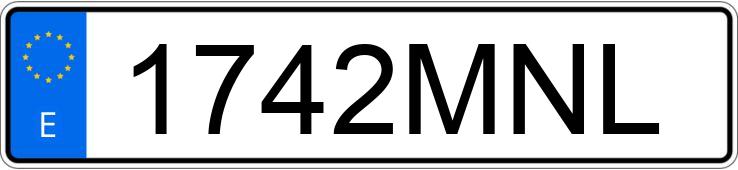 Numer rejestracyjny 1742MNL posiada SEAT IBIZA Numer rejestracyjny 1742MNL posiada SEAT IBIZA