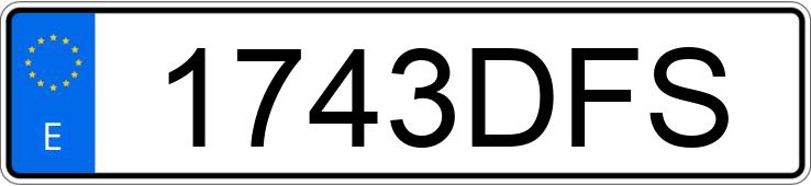 Numer rejestracyjny 1743DFS posiada RENAULT LAGUNA Numer rejestracyjny 1743DFS posiada RENAULT LAGUNA