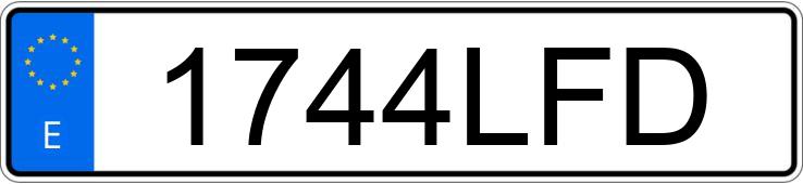 Il numero di registrazione 1744LFD ha PEUGEOT 508