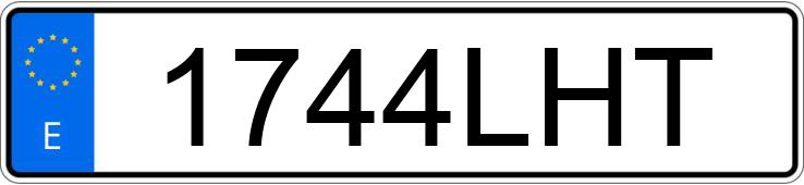 Il numero di registrazione 1744LHT ha OPEL GRANDLAND X