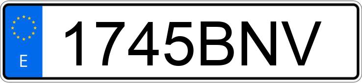 Numer rejestracyjny 1745BNV posiada HONDA CIVIC