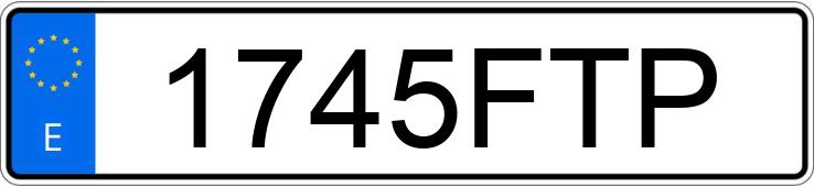 Numer rejestracyjny 1745FTP posiada TOYOTA AURIS SPORT 2.2 D-4D