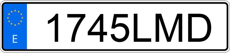 Numer rejestracyjny 1745LMD posiada MAN TGL