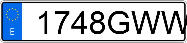 Numer rejestracyjny 1748GWW posiada IVECO DAILY