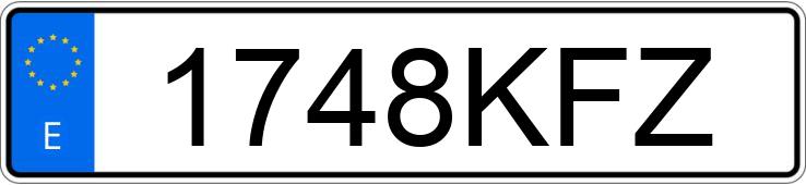 Numer rejestracyjny 1748KFZ posiada CHRYSLER CARAVAN Numer rejestracyjny 1748KFZ posiada CHRYSLER CARAVAN