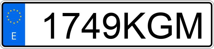 Numer rejestracyjny 1749KGM posiada VOLKSWAGEN CRAFTER Numer rejestracyjny 1749KGM posiada VOLKSWAGEN CRAFTER