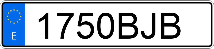 Numer rejestracyjny 1750BJB posiada PEUGEOT 406